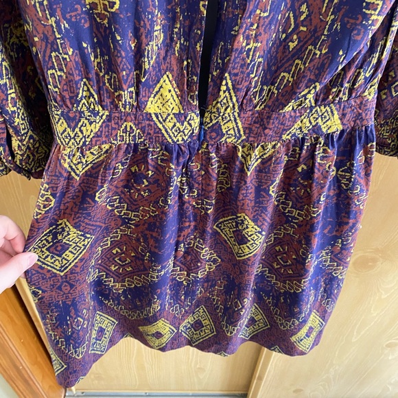 Urban Outfitters Ecote • Bohemian Chic Ikat Mini Dress - Picture 11 of 14